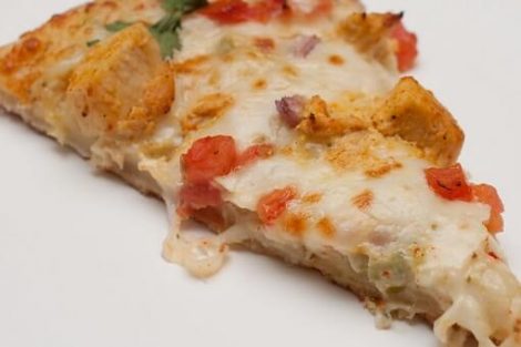 Pizza poulet curry